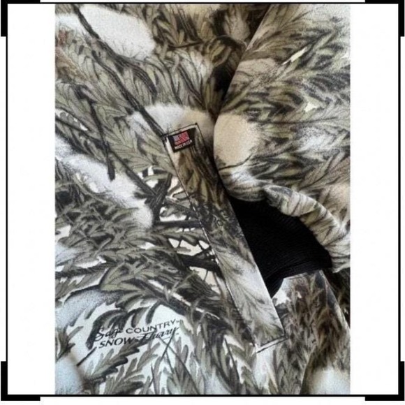 New men's large insulated Snow Flurry Camouflage Hunting Jacket USA‎ Made - Picture 4 of 7